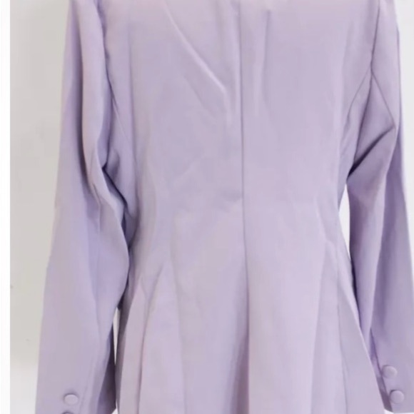 STYLEWE Purple Double-Breasted Blazer - Picture 2 of 2